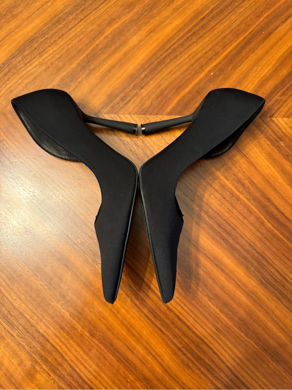 Zara Black D’Orsay Pointed Toe Stiletto Heels US 9 - Picture 6 of 12